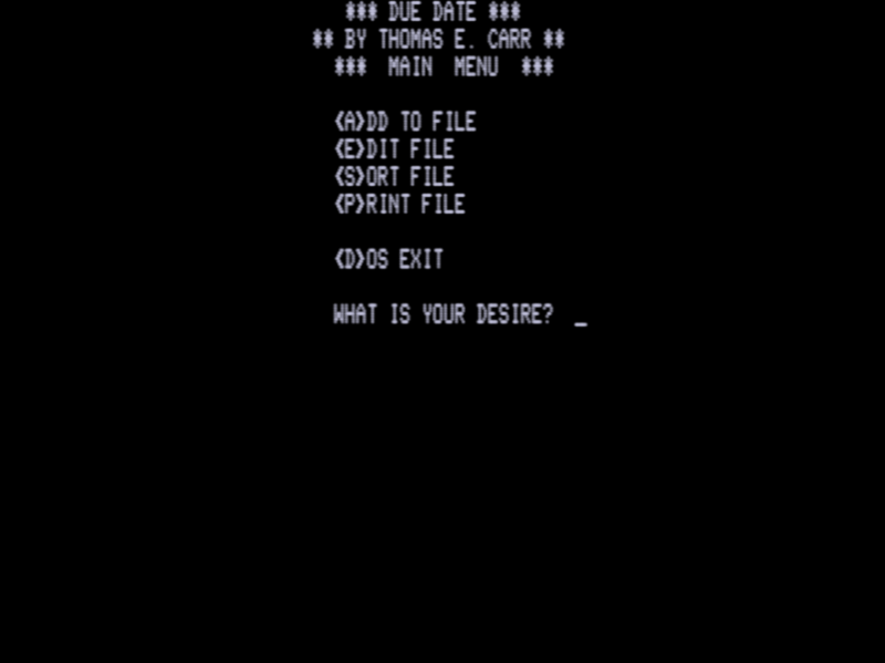 Screen shot